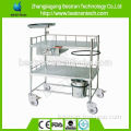 BT-SCT001 Cheap price stainless steel medical metal trolley